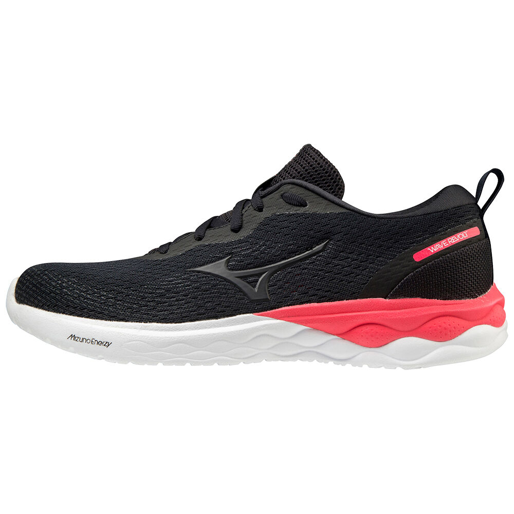 Mizuno Women's Wave Revolt Running Shoes Black/Pink (J1GD208109-RVQ)